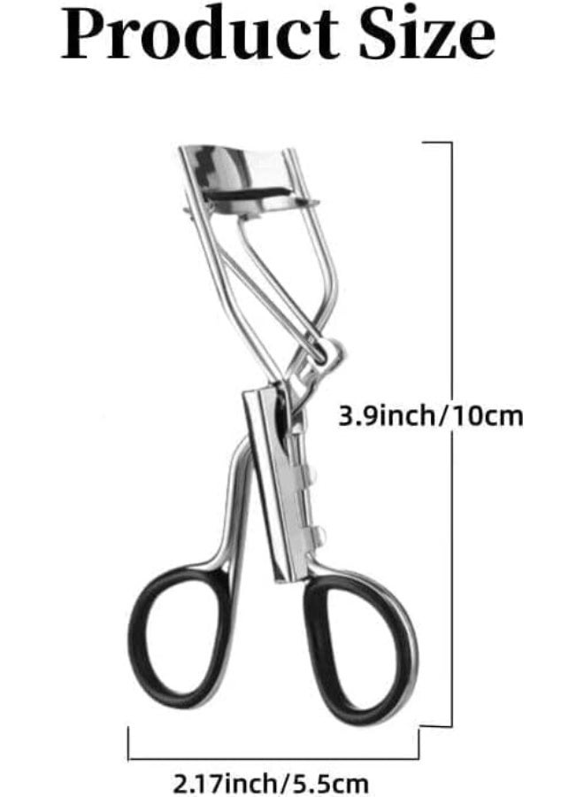 4Pcs Eyelash Curlers, Lash Lift, Lash Curler with Refill Pads, for Home & Travel Uses, Makeup Tool, Curls Lashes for Perfect - Image 3